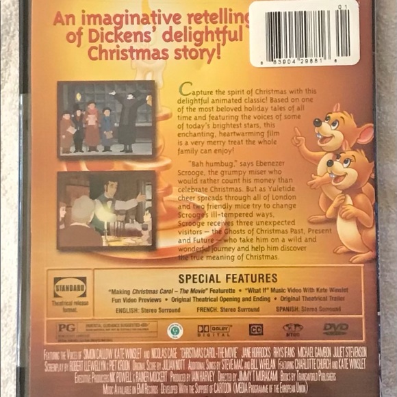 Christmas Carol The Movie DVD - Picture 3 of 4